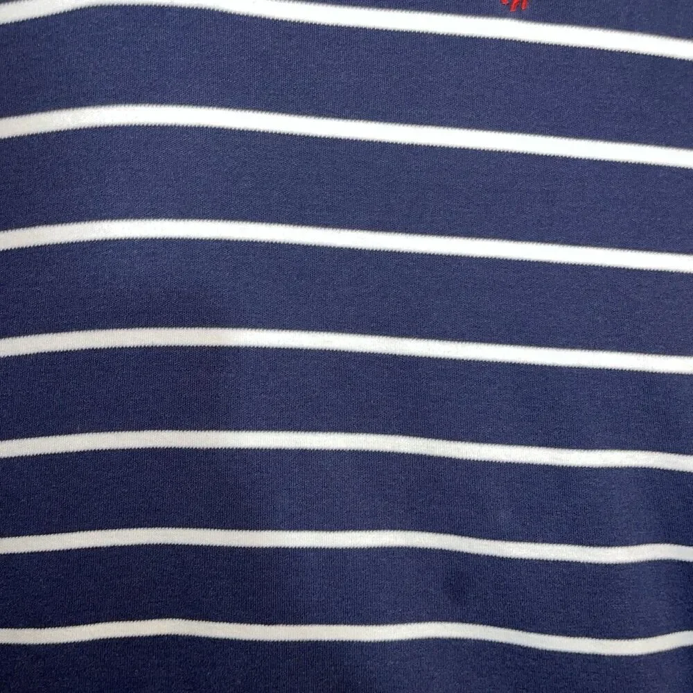 Polo Ralph Lauren Men’s Shirt Size XL Blue Stripe‎ Soft  Pony Casual Nautical